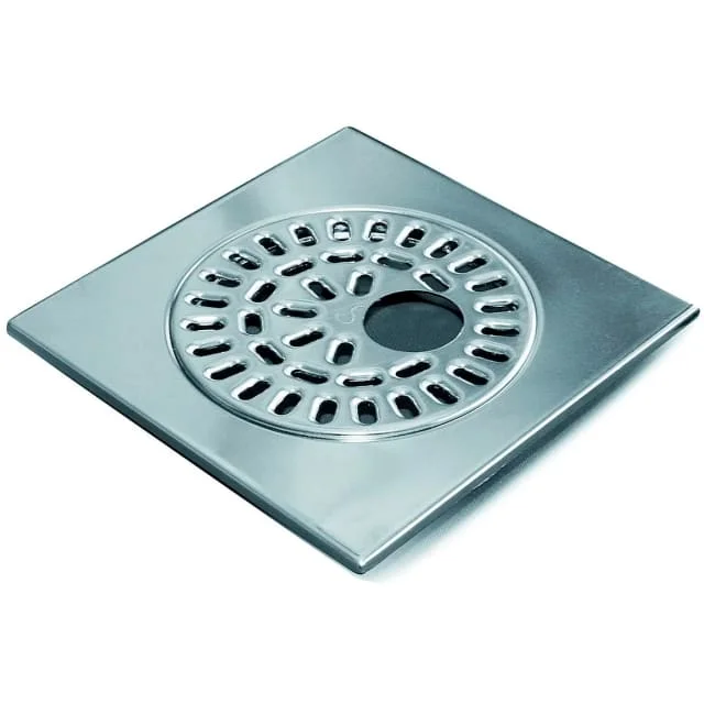 Purus avløpsrist, rist og ramme, 300x300 mm, rustfritt stål | 3402281