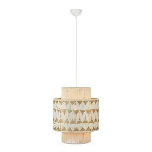 Ano pendellampe 52 cm beige/brun v:8290698 Ano pendellampe 52 cm beige/brun v:8290698