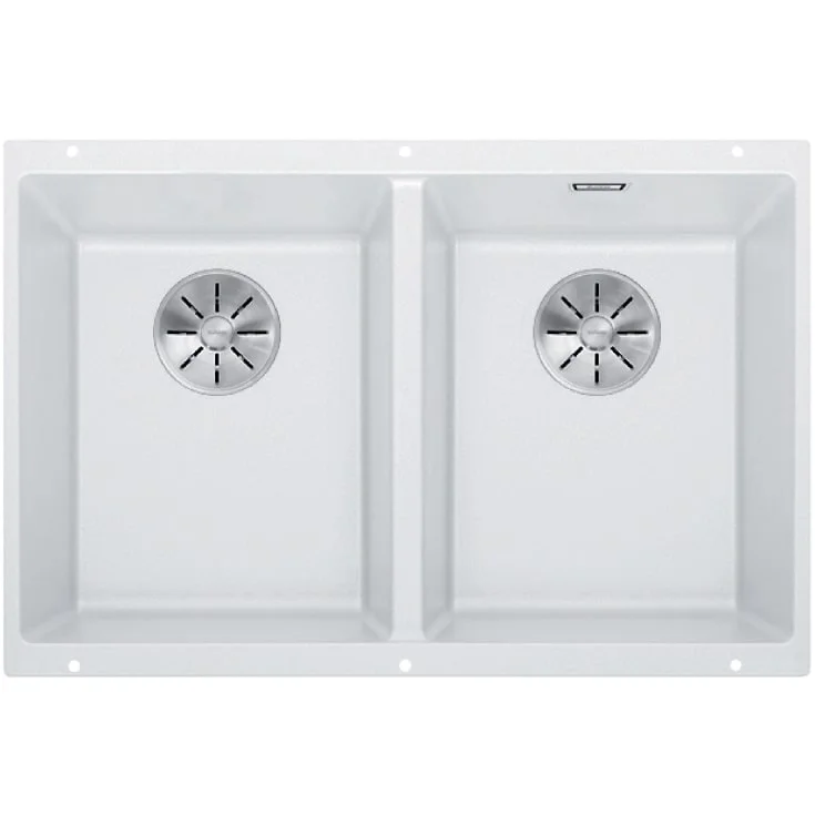 Blanco Subline 350/350-U kjøkkenvask, 75,5x46 cm, hvit | BC-523578
