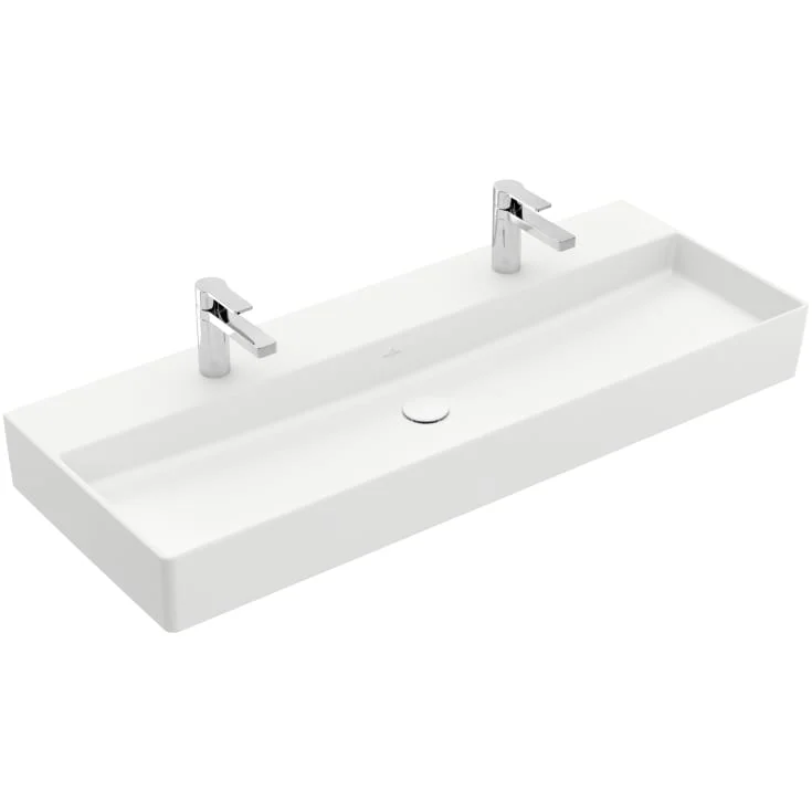 Villeroy & Boch Memento møbelservant, 120x47 cm, med CeramicPlus, hvit | 4A22CGRW