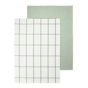 Taulo kjøkkenhåndkle 70×50 cm 2 stk hvit/grønn rutet v:9359132 Taulo kjøkkenhåndkle 70×50 cm 2 stk hvit/grønn rutet v:9359132