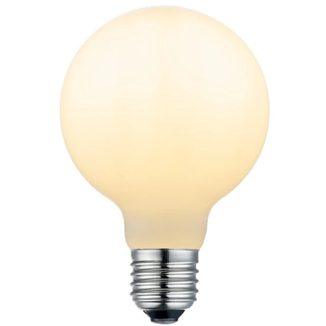 Halo Design Colors E27 globepære, opal, Ø8 cm | 935994