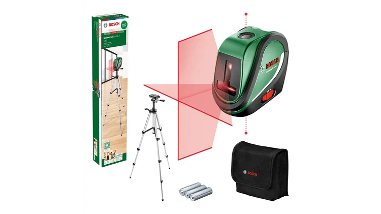 Krysslaser Universallevel 2 med stativ v:3866200