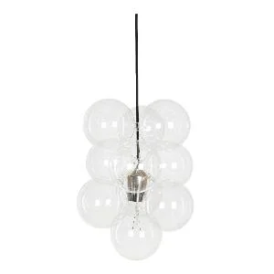 DIY taklampe 12 glasskuler klar v:8811614 DIY taklampe 12 glasskuler klar v:8811614