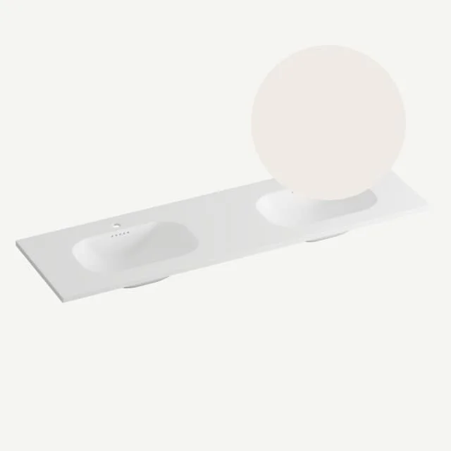 Korsbakken Nice møbelservant, dobbel, 160,5x46,5 cm, lys beige | 463205161