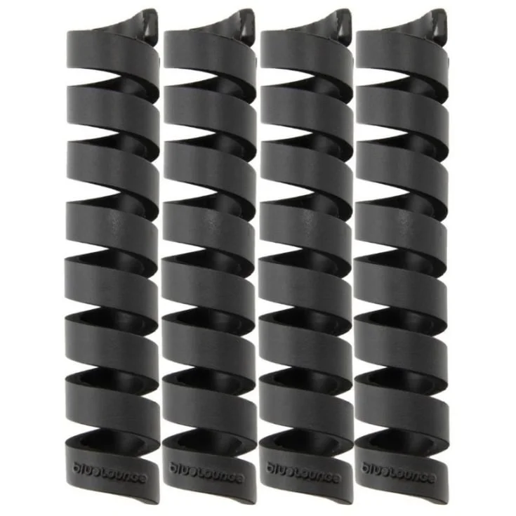 Bluelounge Cablecoil kabelbeskytter, sort, 4 stk. | BLUCCO-BL Bluelounge Cablecoil kabelbeskytter, sort, 4 stk. | BLUCCO-BL