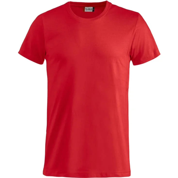 Clique Basic t-skjorte, rød, str. XS | 029030-35_XS