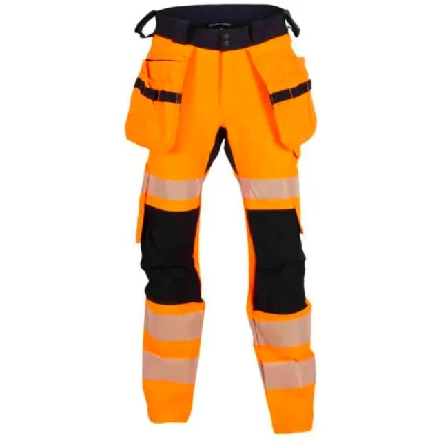 Bekken & Strøm Lillehammer 2.0 arbeidsbukse, HiVis kl.2, unisex, str. C50, sort/oransje | 612345 Bekken & Strøm Lillehammer 2.0 arbeidsbukse, HiVis kl.2, unisex, str. C50, sort/oransje | 612345