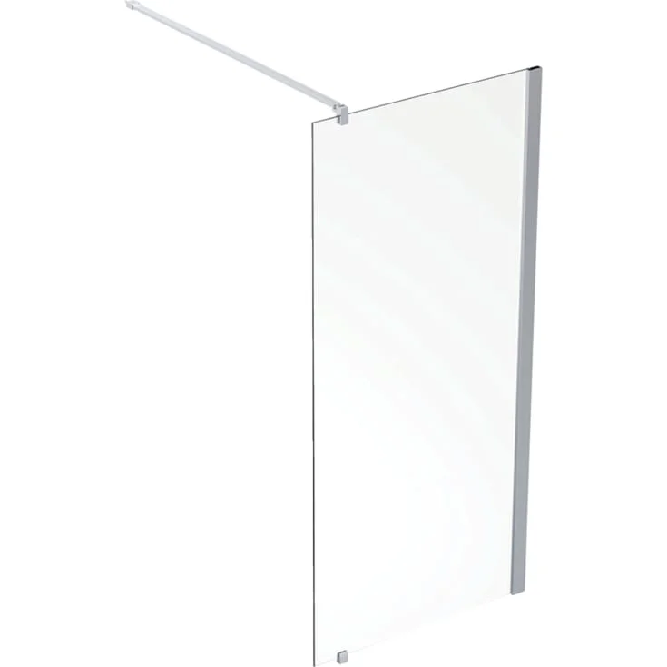 Contura Shower Space dusjvegg, 69 cm, klart glass, aluminiumsprofil | 059706290 Contura Shower Space dusjvegg, 69 cm, klart glass, aluminiumsprofil | 059706290
