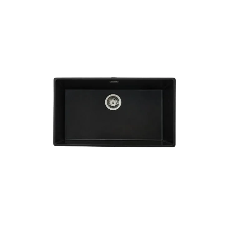 Secher Aalborg 720 kjøkkenvask, 74,4x42,4 cm, sort | GRA726