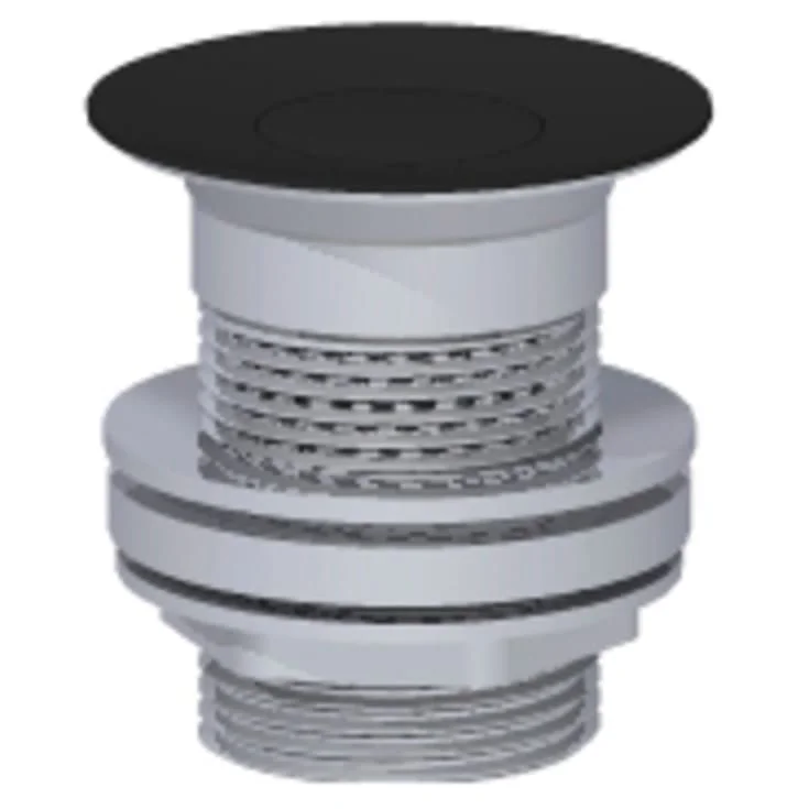 Dansani Calidris bunnventil, push-open, sort | 4884328