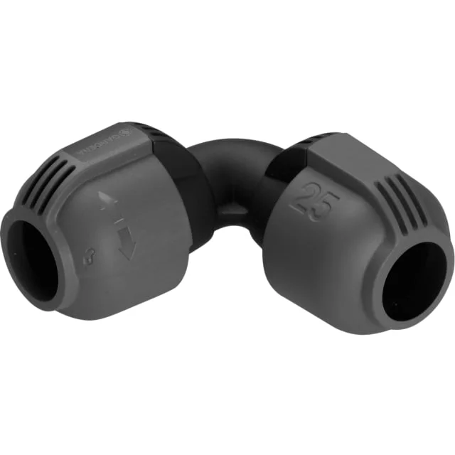 Gardena Pipeline rørkobling, L-form, quick & easy, 25 mm | 02773-20
