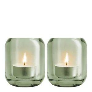 Acorn telysholdere 2 stk leaf green v:6293839