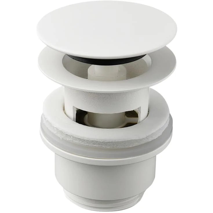 Damixa bunnventil, push-open, matt hvit | 238502100