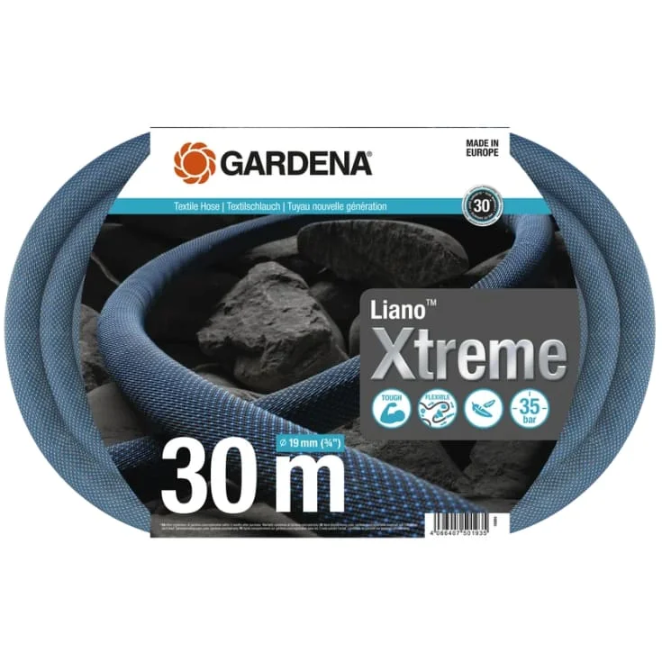Gardena Liano Xtreme hageslange, høy vannmengde, 19 mm, 30 m | 18484-20 Gardena Liano Xtreme hageslange, høy vannmengde, 19 mm, 30 m | 18484-20