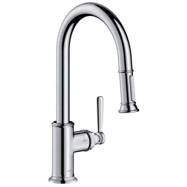 Axor Montreux 180 Kjøkkenbatteri, med uttrekkbar tut, krom | 16581000