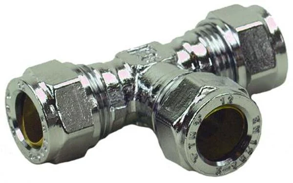 Klemring T-rør forkrommet 10mm v:3554577