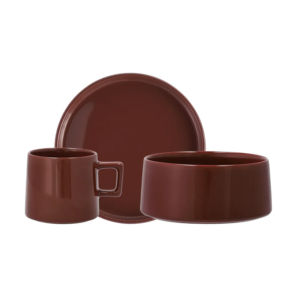 Taper frokostsett 12 deler – Rød Scandi Living v:2915761 Taper frokostsett 12 deler – Rød Scandi Living v:2915761
