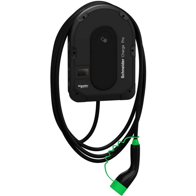 Schneider Electric Charge Pro ladestasjon med fastmontert kabel, 22kW, MID, 4G-modem | EVB4S22NC0MG Schneider Electric Charge Pro ladestasjon med fastmontert kabel, 22kW, MID, 4G-modem | EVB4S22NC0MG