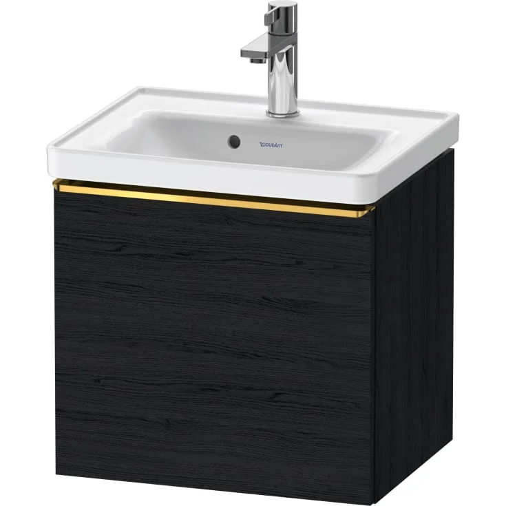 Duravit D-Neo servantskap, 48,4x37,2 cm, sort eik/gull | DE4248034160000