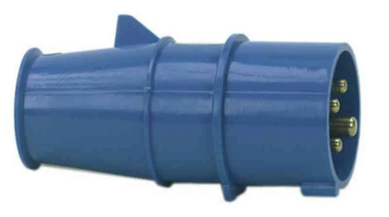 Rundstift plugg 32A 3FAS med jord v:6258930 Rundstift plugg 32A 3FAS med jord v:6258930