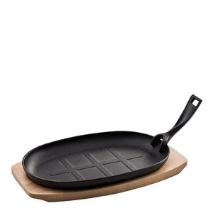BBQ by Hellstrøm støpejernspanne 18×27 cm svart v:9881291 BBQ by Hellstrøm støpejernspanne 18×27 cm svart v:9881291