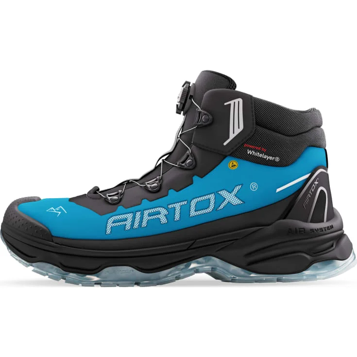 Airtox TX66 vernestøvletter, S3, sort/blå, str. 45 | TX66_45 Airtox TX66 vernestøvletter, S3, sort/blå, str. 45 | TX66_45