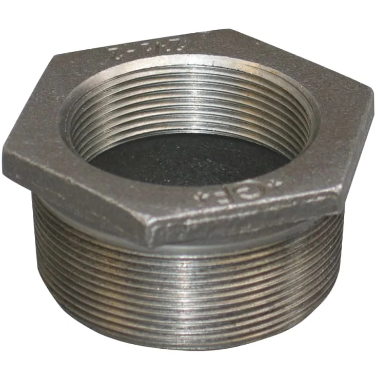 Sort nippelmuffe 1" x 1/2" | 770241126