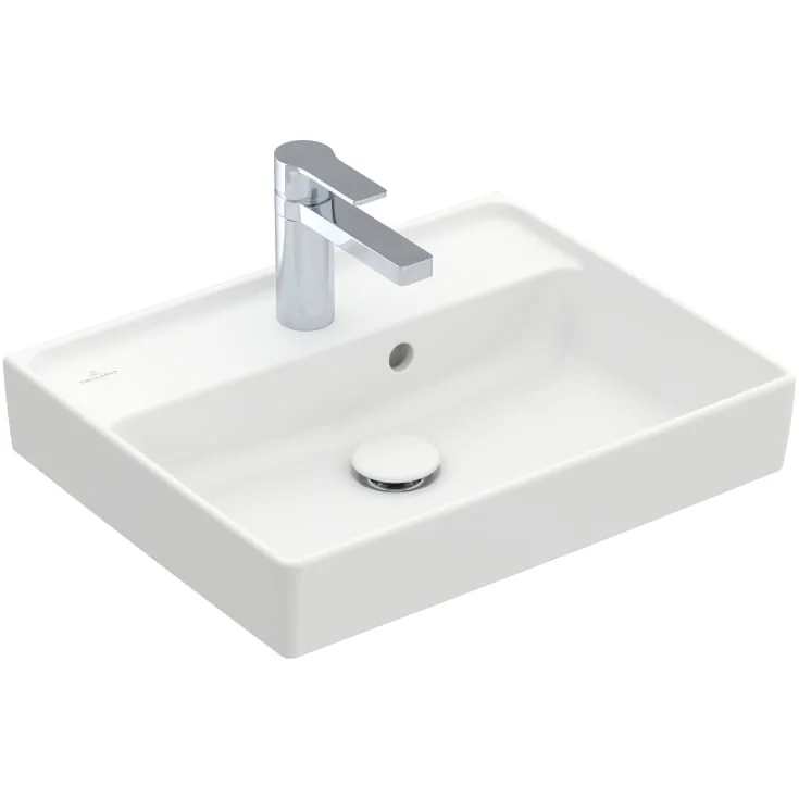 Villeroy & Boch Collaro møbelservant, 50x40 cm, med CeramicPlus, hvit | 43345GRW
