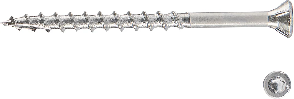 Terrasseskrue 4,2x45mm A4 Syrefast 250 Stk v:6739302 Terrasseskrue 4,2x45mm A4 Syrefast 250 Stk v:6739302