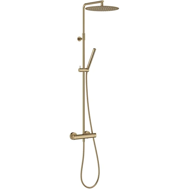Damixa Iris takdusjsett, vannbesparende, børstet bronse | 9195488 Damixa Iris takdusjsett, vannbesparende, børstet bronse | 9195488