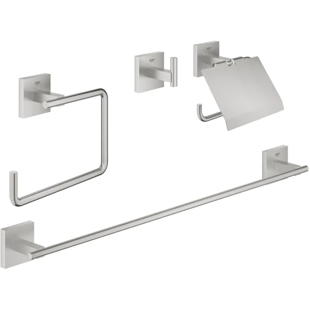 Grohe Start badetilbehørssett, stål | 41115DC0