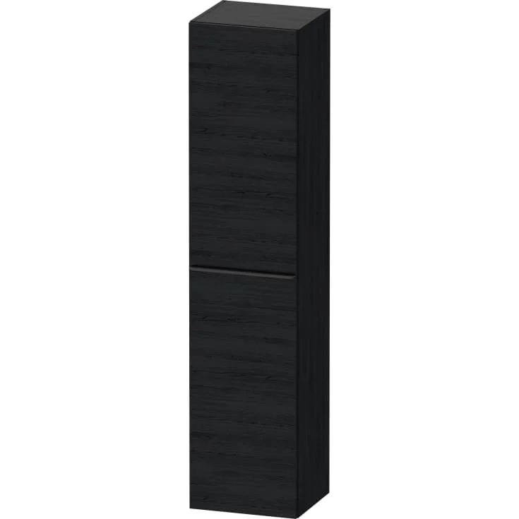 Duravit D-Neo høyskap, 40×176 cm, høyre, sort eg/sort | DE1328RBD160000