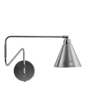 Game vegglampe med justerbar arm 76×27 cm børstet sølvfinish v:2398629 Game vegglampe med justerbar arm 76×27 cm børstet sølvfinish v:2398629