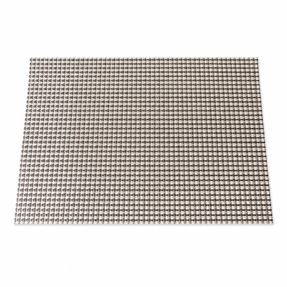 Dekkebrikke vevd sølvbrun 30x45cm v:2386298