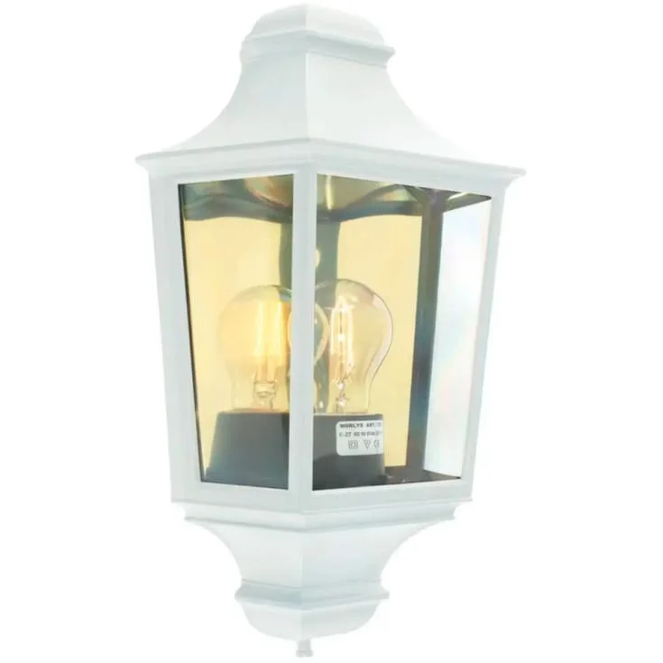 Norlys Glasgow 730 vegglampe, LED max 9W, E27, IP54, hvit | 3110032