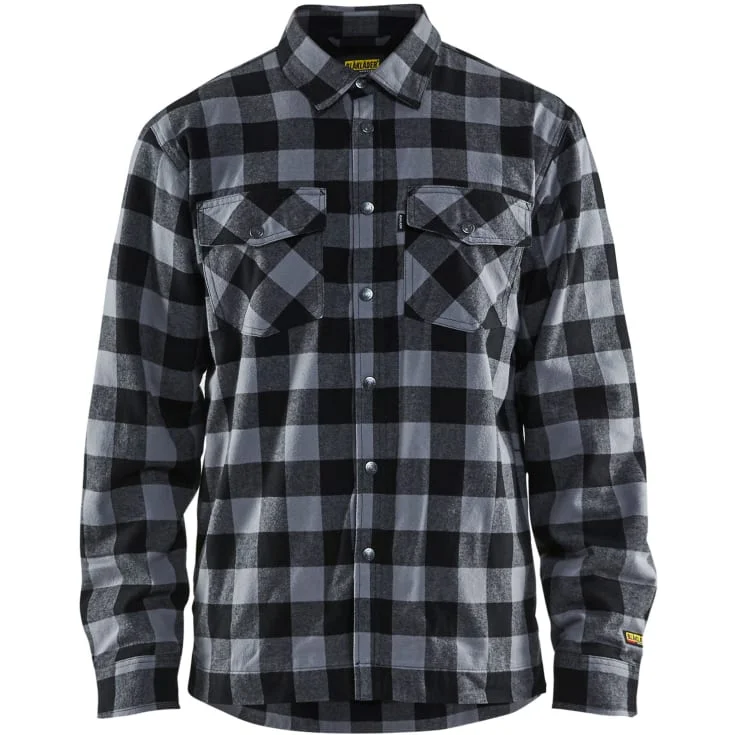 Blåkläder Workwear 3225 fôret skogbruksskjorte, grå/sort, str. 3XL | 3225-1131-9799_3XL Blåkläder Workwear 3225 fôret skogbruksskjorte, grå/sort, str. 3XL | 3225-1131-9799_3XL