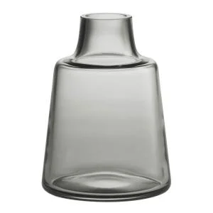 Flora vase kort 12 cm smoke v:8310909 Flora vase kort 12 cm smoke v:8310909