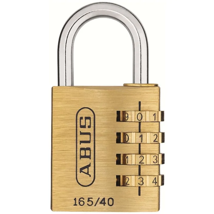 Abus kodelås i messing 165/40 | 20361 Abus kodelås i messing 165/40 | 20361