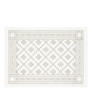 Åttebladrose bordbrikke 35×48 cm beige v:7974296 Åttebladrose bordbrikke 35×48 cm beige v:7974296