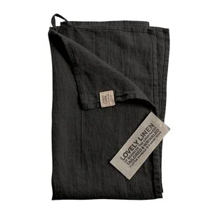Lovely kjøkkenhåndkle lin 45x70 cm Dark Grey v:4948550