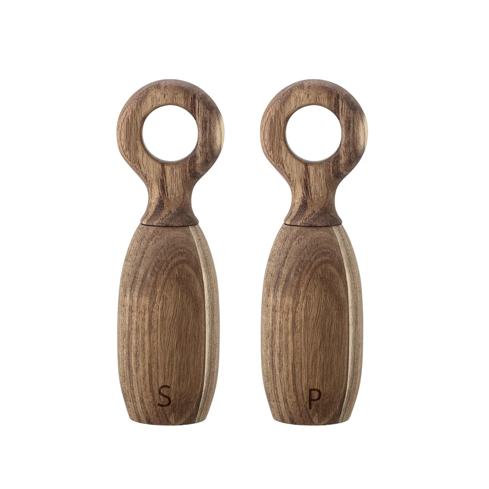 Bloomingville salt- og pepperkvern tre v:7429364 Bloomingville salt- og pepperkvern tre v:7429364
