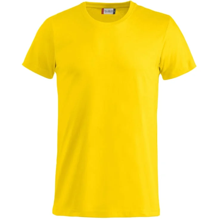 Clique Basic t-skjorte, gul, str. XS | 029030-10_XS
