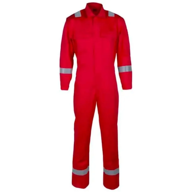 Bekken & Strøm kjeledress Offshore med glidelås, unisex, str. 46, rød | 610643