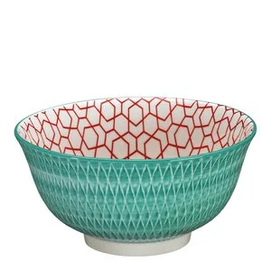 AMICI skål 50 cl 15,5 cm rombe turkis v:4154554 AMICI skål 50 cl 15,5 cm rombe turkis v:4154554