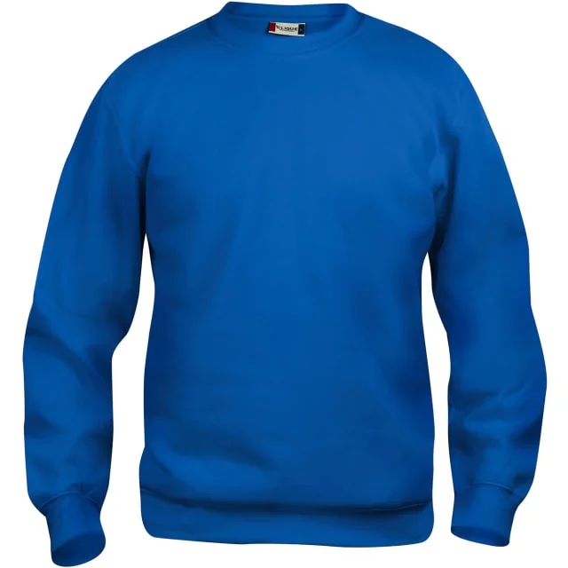 Clique Basic Roundneck collegegenser, kongeblå, str. S | 021030-55_S