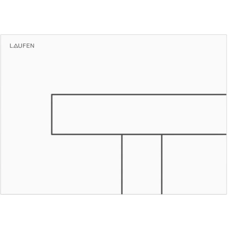Laufen Lis AW100 betjeningsplate, hvit | H9001000000001