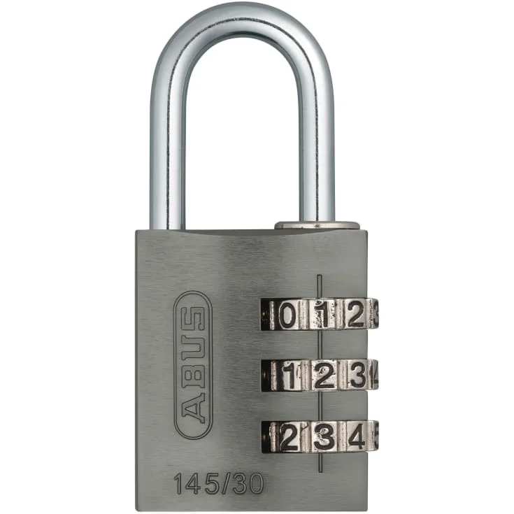 Abus kodelås i titanium 145/30 | 46622 Abus kodelås i titanium 145/30 | 46622