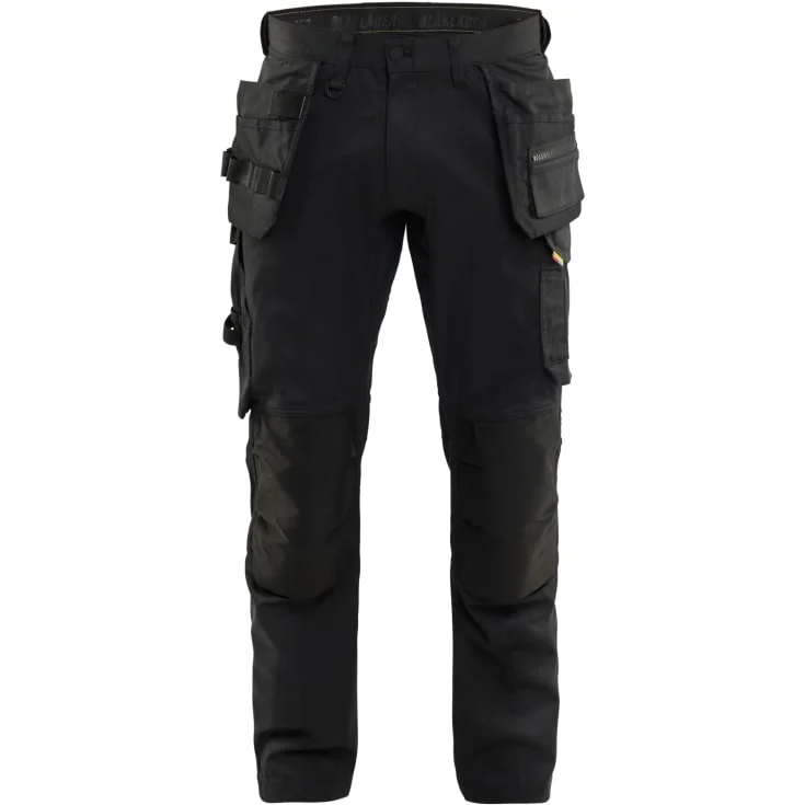 Blåkläder Workwear 1750 håndverkerbukser, med 2-veis stretch, sort, str. C58 | 1750-1832-9900_C58