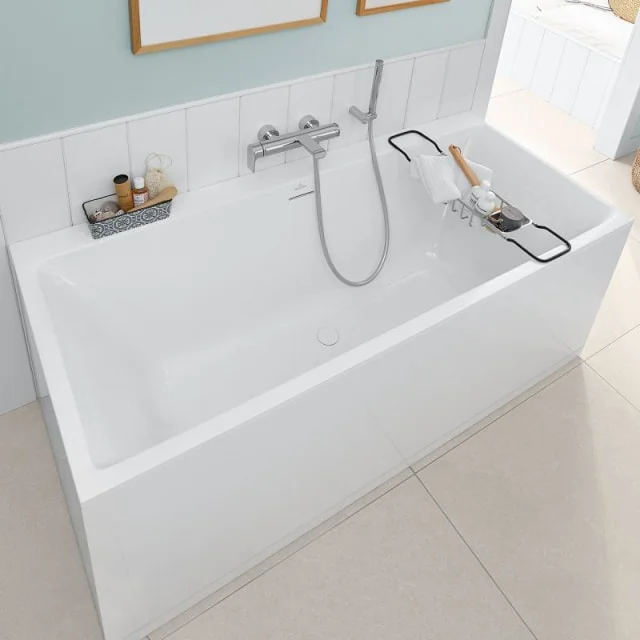 Villeroy & Boch Subway 3.0 badekar for innbyg, 170×75 cm, matt hvit | UBQ170SBW2TDV-RW